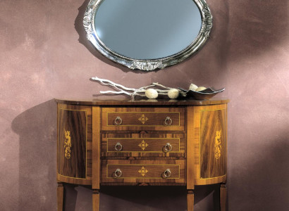 Chests of drawers Italian Furniture Solid Mirror 2-piece Chest of drawers Sideboard Wardrobe Wood